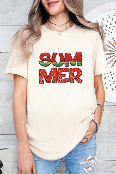 Sarah's Boutique Women's T-shirt – 100% cotton – Watermelon Text
