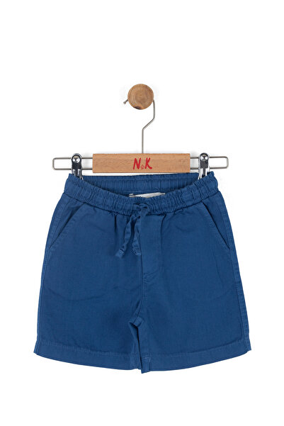 NK 61601 Poyraz Baby Boy Shorts Sax Blue
