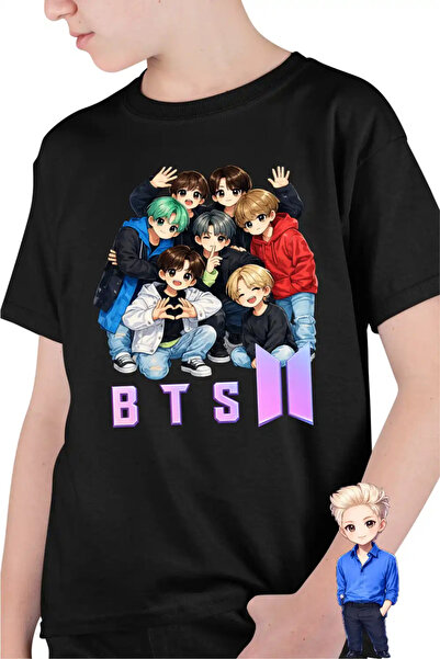 OEM Παιδικό μπλουζάκι για αγόρια, στυλ BTS K-pop