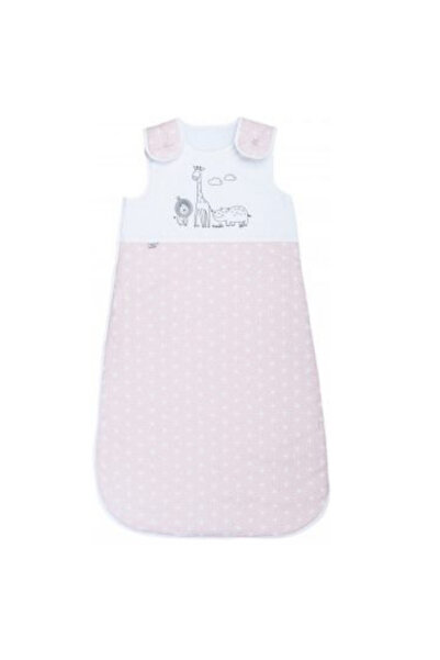 Bubaba Sac de dormit bebe pentru vară – 6-24 luni, 100% bumbac, model Pink Sa...