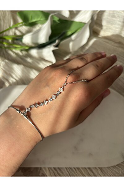 Alina Jewelry Zirkon taşlı silver şahmeran