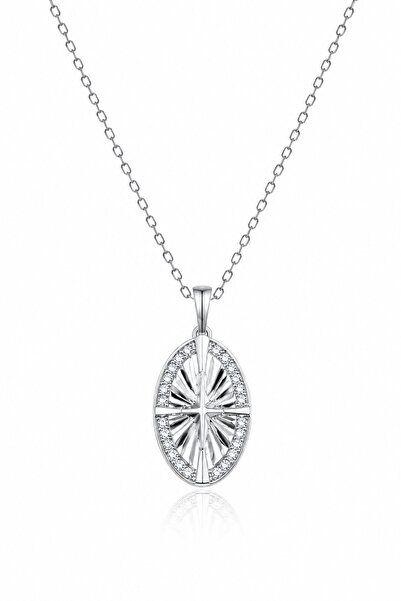 Jack Ferrero Women's colorfast steel necklace 50cm