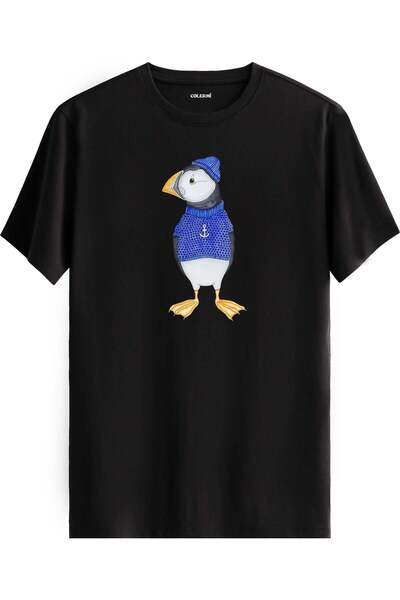 Colermi Sea Parrot Design T-Shirt