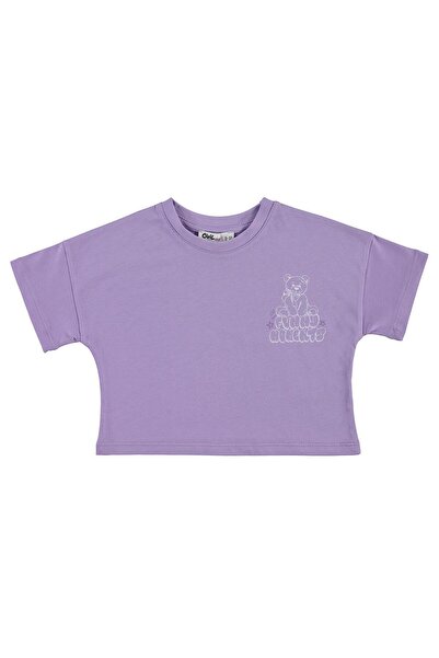 Civil Girls Funny Moments Printed T-Shirt for Ages 2-5 - Lilac