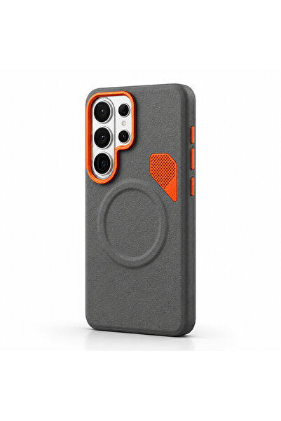 O Ozone Magnetic Matte PU Case for Samsung Galaxy S26 Ultra, Mag-Safe, Leathe...