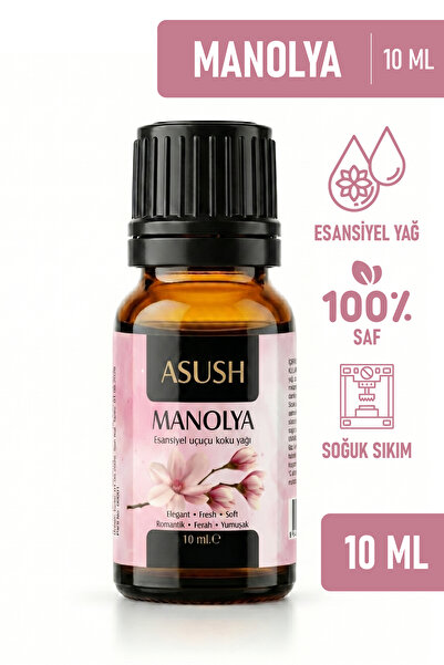 ASUSH Manolya Esansiyel Yağ 10 ML – Çiçeksi, Zarif ve Kalıcı Ortam Kokusu