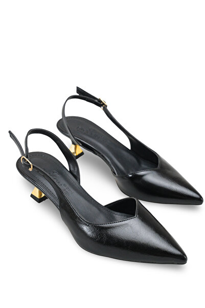 Riccon Luna Sola Women's Pointed Toe Open Back Thin Heeled Shoes 00126003