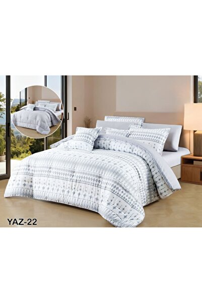 SFT Summer Royal 8 Pieces Reversible Luxury Bedspread Set for You and Your El...