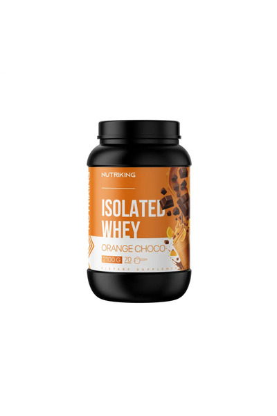 Nutriking İzole Whey 2100G 70 Servis Protein Tozu Portakallı Çikolata Aromalı