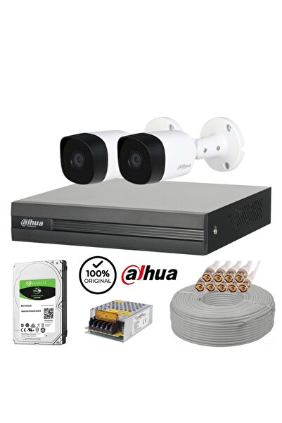 DAHUA 2'li HD Kamera Sistemi - 500 GB HDD