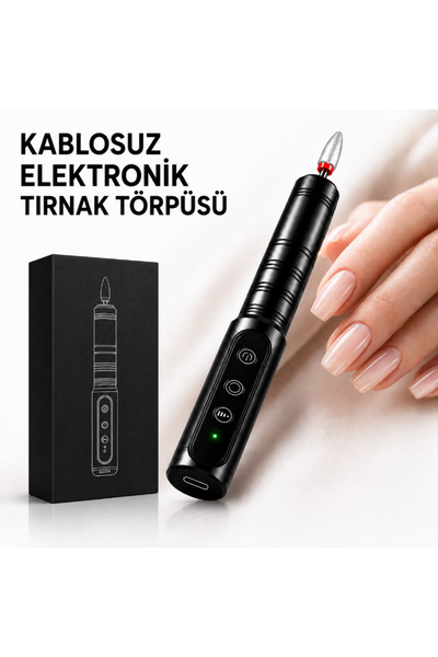 MultiZone Kablosuz Elektrikli Tırnak Törpüsü Şarjlı Manikür Pedikür Cihazı Je...