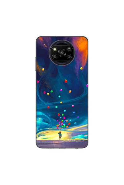 OEM Husa compatibila cu Xiaomi Poco X3 Pro Silicon Gel Tpu Model Baloane Univers