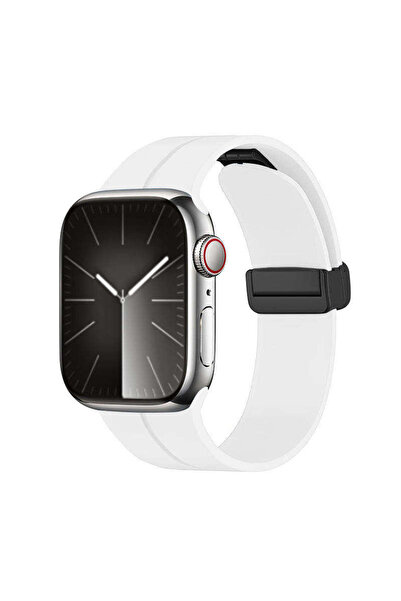 OEM Silicone Belt for Apple Watch SE3/SE2/SE/11/10/9/8/7/6/5/4/3/2/1 display ...