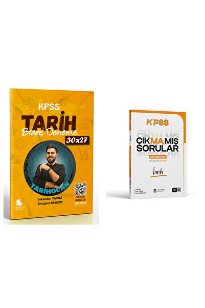 ADY Akademi Denizi Yayınları Akademi Denizi KPSS Tarih 30x27 Branş Deneme ve ...