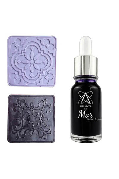 Alze Kimya Hobi Mor Sabun Boyası 10 ml