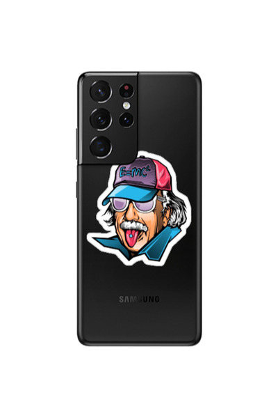 Other Samsung S21 Ultra Einstein Transparent Silicone TPU Θήκη