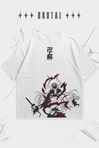 Brutal Dept. Bleach Ichigo Vasto Lorde Printed Oversize Unisex Anime T-Shirt