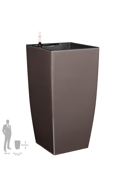 Roberto Rossi Ghiveci inteligent H56,5x31x31 cm cu set complet udare Cubico m...