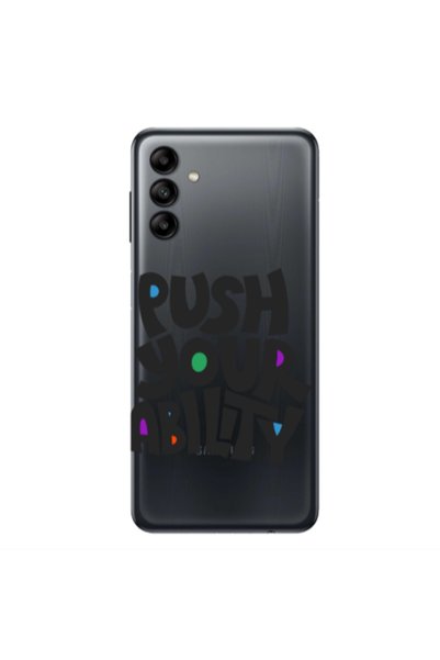 Other Samsung A04S Push Your Ability Transparent Silicone TPU Θήκη
