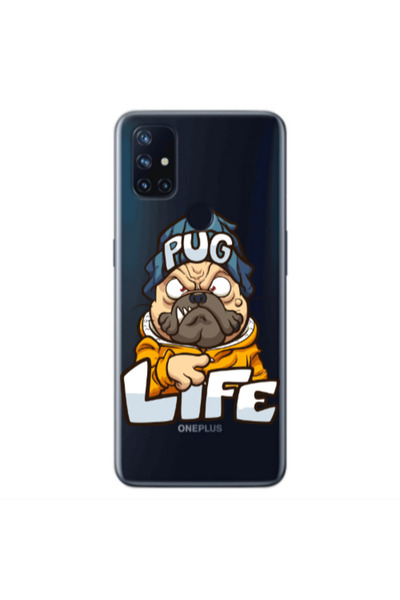 Other Oneplus Nord 10 Pug Life 2 Transparent Silicone TPU Θήκη