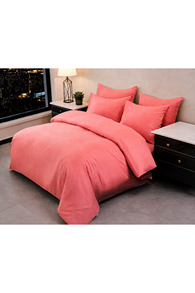MEİSO MĚISO Premium 4-Piece Duvet Cover Set Top Bottom Set in 100% Satin Cott...
