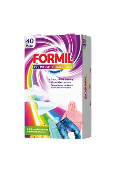 formil Șervețele pentru păstrarea culorilor, 40 bucăți, Permit spălări mixte,...