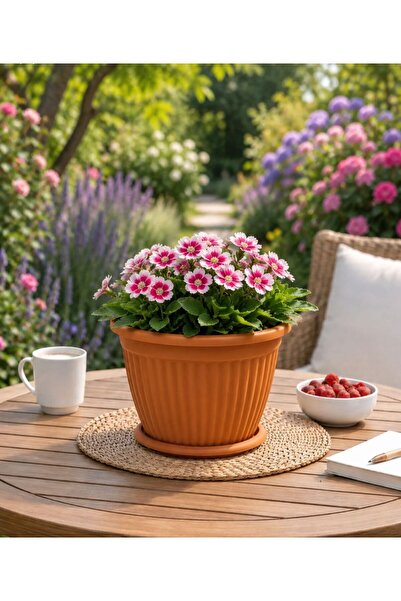 PELIA villa saksı kiremit rengi no 3