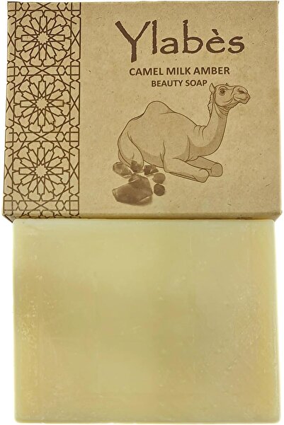 Ylabès Natural Fresh Handmade Soap - Camel Milk Soap - Pure Natural Soap Bar With Whole Camel Milk, Amber Fragrance