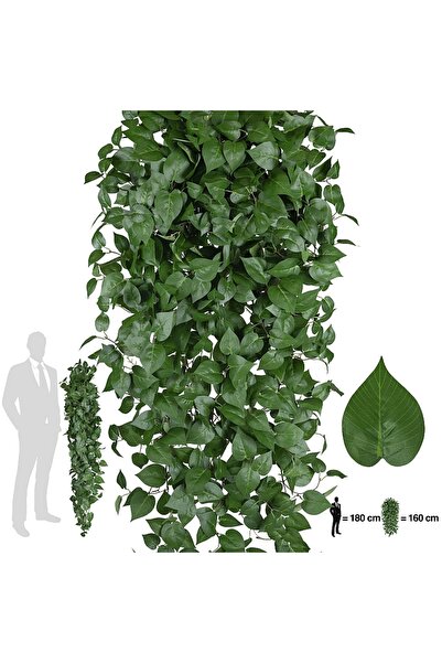 Roberto Rossi Scindapsus artificial 180 cm cu 850 frunze. verde deschis