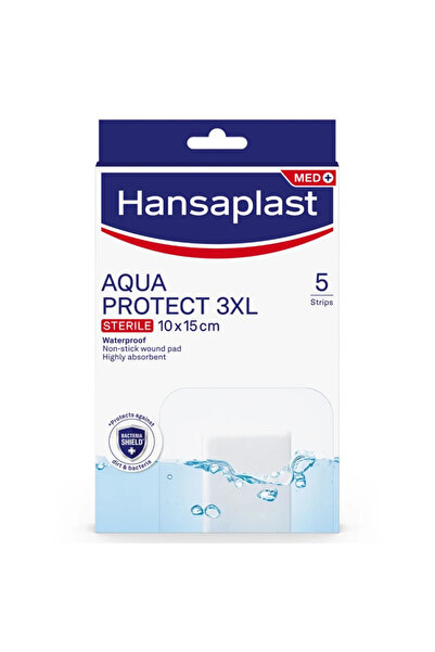 Hansaplast Aqua Protect 3XL Αποστειρωμένα Επιθέματα 10x15εκ. 5 τεμάχια
