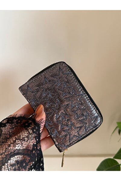lalettobags Women's Star Stitched Small Size Shiny Wallet
