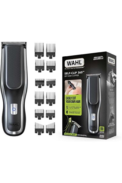 Wahl ماكينة قص الشعر اللاسلكية للرجال، باللون الأسود