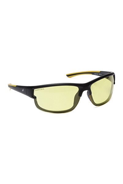 FASTRACK UV Protection Sunglasses Black Frame Yellow Mirror Lens 68mm - P384YL3V