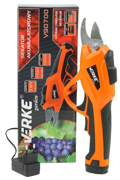 VERKE Foarfecă electrică cu acumulator, Verke, 3.6V, baterii de 1.5Ah, V90700
