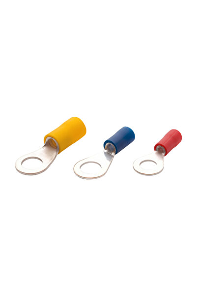 PLASTIM Terminale inelare izolate, secțiune transversală 0.5-1.5mm, M6, 200 b...