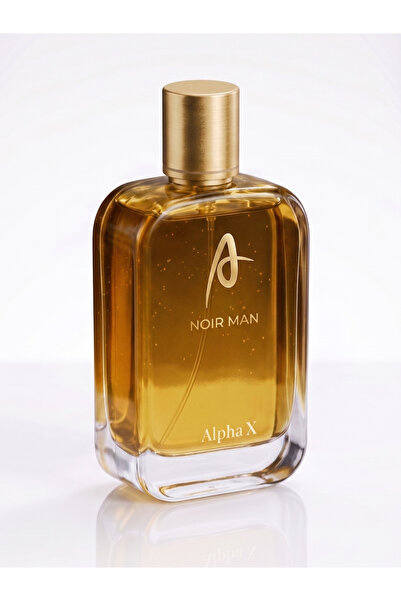 Alpha X AE Noir Men's Eau de Parfum, 100 ml | Long-Lasting Fresh Perfume for Men with Lily of the Valley (Muguet), Grapefruit, Tonka Bean & Myrrh Notes | Luxury Fragrance | Ideal Gift for Men