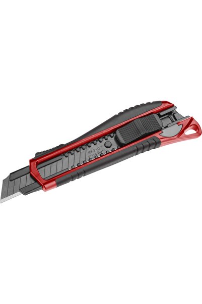 FORTUM Utility knife, 18mm, FORTUM, 4780024, Automatic locking, 14 segments