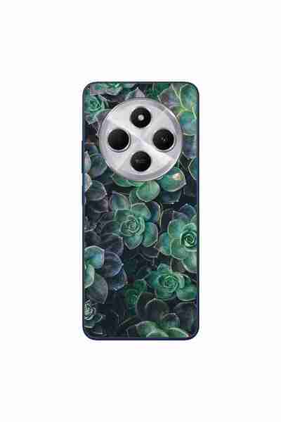 OEM Case compatible with Xiaomi Redmi 14C Silicone Gel Tpu Rock Flowers Pattern