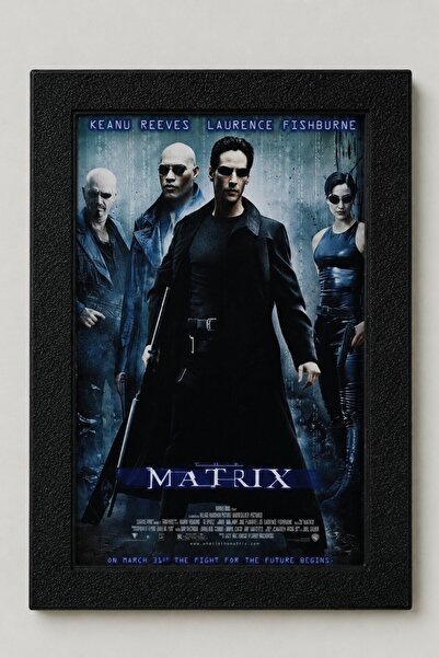 Hunga Matrix Çerçeveli Mini Poster - 10x7 Cm