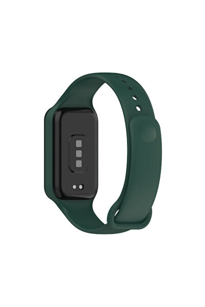 OEM Λουράκι Σιλικόνης Σκούρο Πράσινο Xiaomi Redmi Smart Band 2 Mi Band 8 Active
