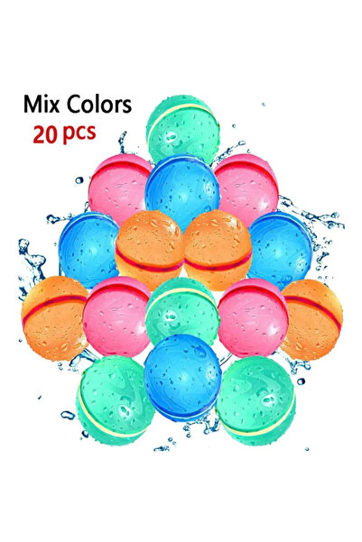 Choice3 20PCS New Reusable Water Balloons Refillable Water Balloon Quick Fill...