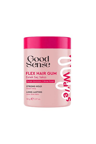 Good Sense Flex Hair Gum 90 gr - Esnek Saç Sakızı - Güçlü Tutuşlu Esnek Saç Ş...