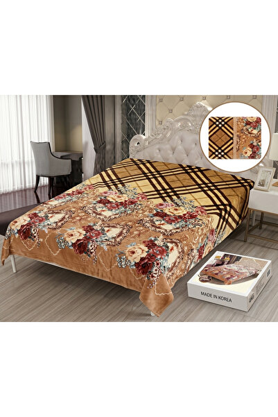 goldensun بطانية كورية 4 كجم مزدوج – دفء استثنائي بتصميم وجهين وخامة فائقة ال...