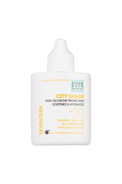 SEVENTEEN CLEAR SKIN CITY SHADE SPF30 FOR OILY AND ACNE PRONE SKIN 35ML