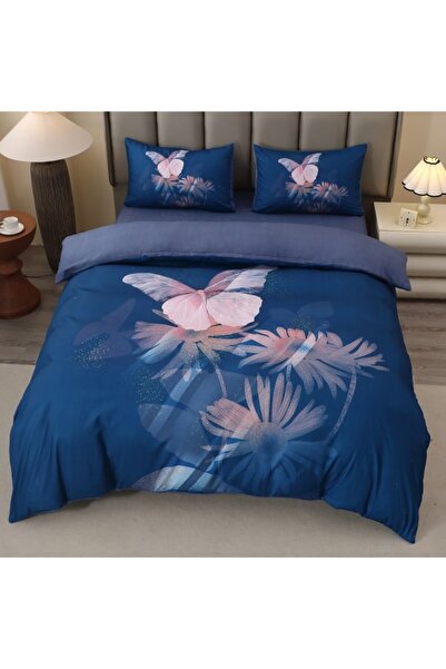 Edormitor Set de lenjerie de pat 5D Finet din 4 piese cu cearșaf elastic - Fl...