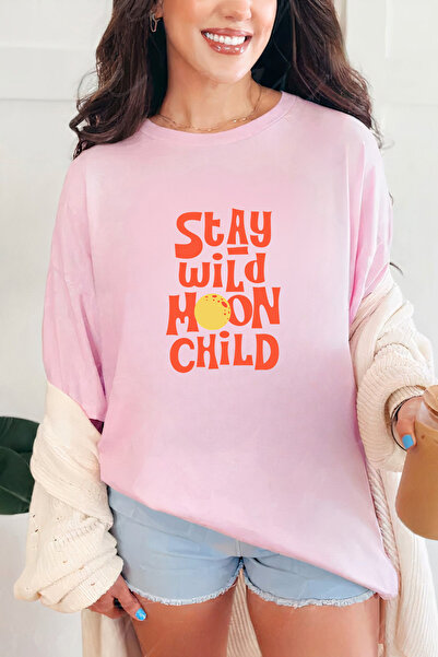 Sarah's Boutique Women's T-shirt – 100% cotton – Moon Child