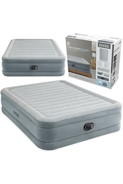Intex Saltea gonflabilă 203x152x46 cm cu pompă electrică încorporată 64824ND