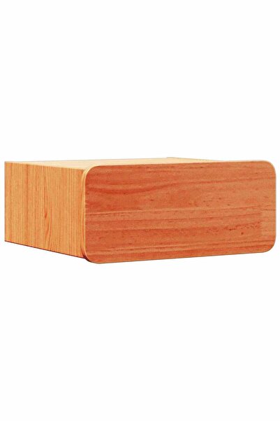 vidaxl Noptieră Maroniu cerat 39 x 34 x 16,5 cm Lemn masiv de pin