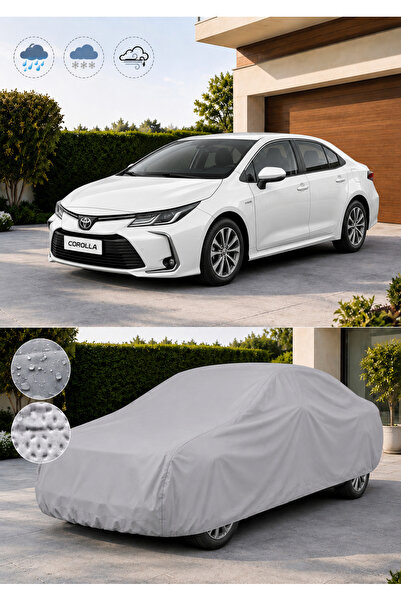 cashen Toyota Corolla Sedan Araç Brandası Su Geçirmez Tam Koruma Toz ve Kir K...