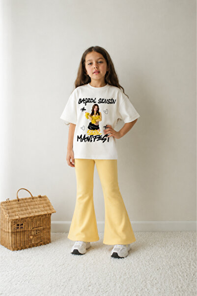 Belya Kids Wear Set de îmbrăcăminte pentru fete, model oversize, Belya Kids D...